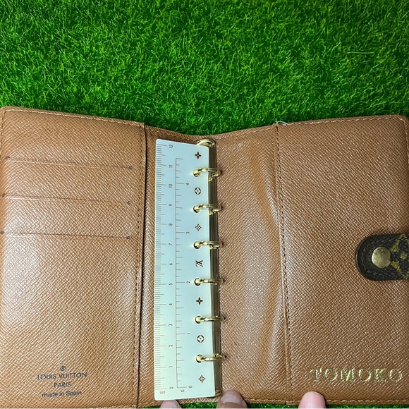 LOUIS VUITTON Monogram Agenda PM Day Planner Cover w/ Ruler - Picture 11 of 16